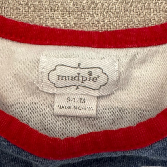 Mudpie blue and white Crab Onesie - 9-12 months - Picture 5 of 5